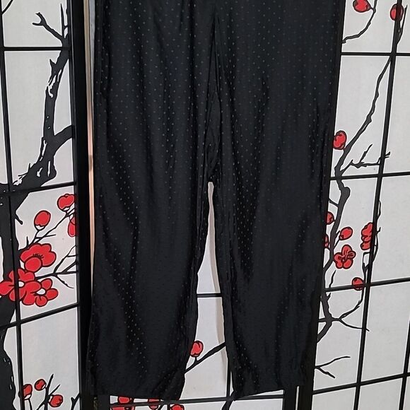 Dries Van Noten Nwt Black Single Pleat Polka Dot Women's Pants Size 2 - Picture 5 of 13